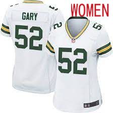 Women Green Bay Packers #52 Rashan Gary Nike White Game NFL Jersey->women nfl jersey->Women Jersey